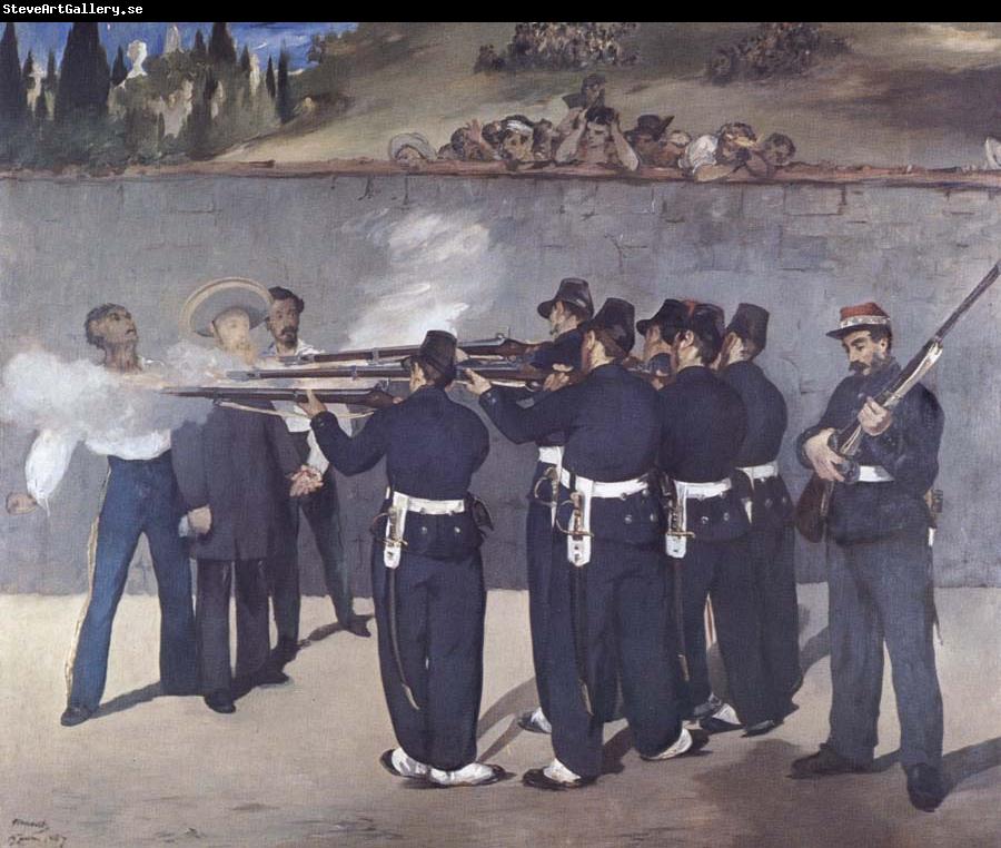 Edouard Manet The execution of Emperor Maximiliaan